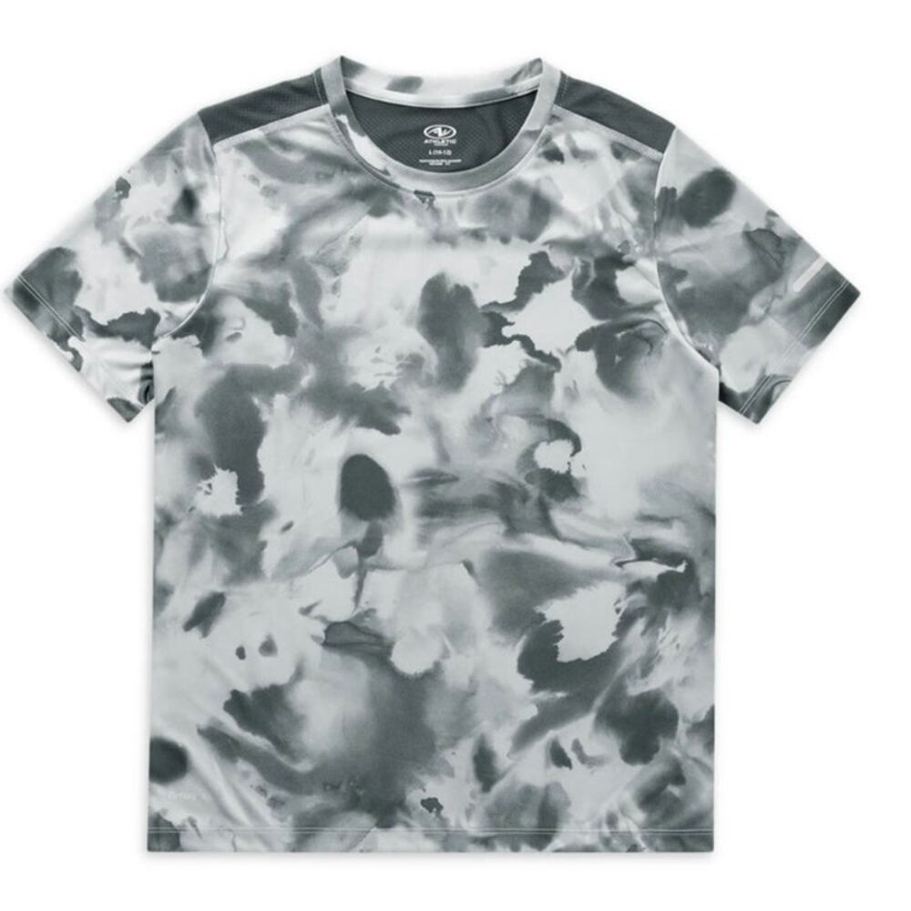 Athletic Works Camo Short Sleeve Athletic Shirt - Boys L